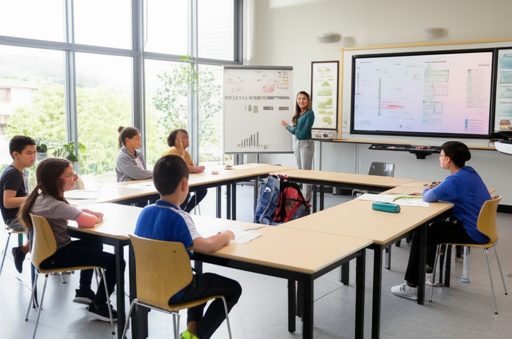 Modern classroom environment